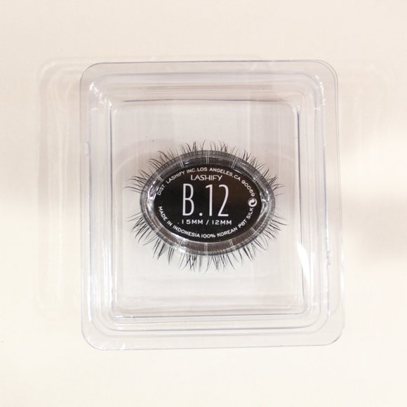 Official Lashify Black B12 Gossamer NEW Lashes Makeup Long Extensions Clusters - Picture 2 of 2